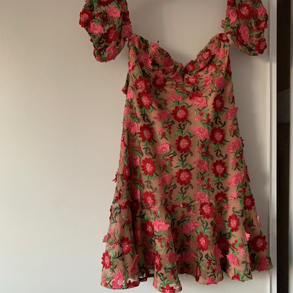 For Love and Lemon Embroidery Dress
